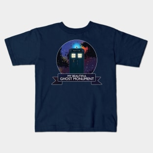 My Beautiful Ghost Monument Kids T-Shirt